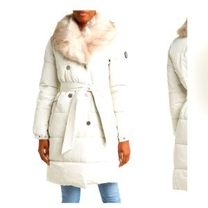 Harriet Faux Fur Collar Puffer Jacket